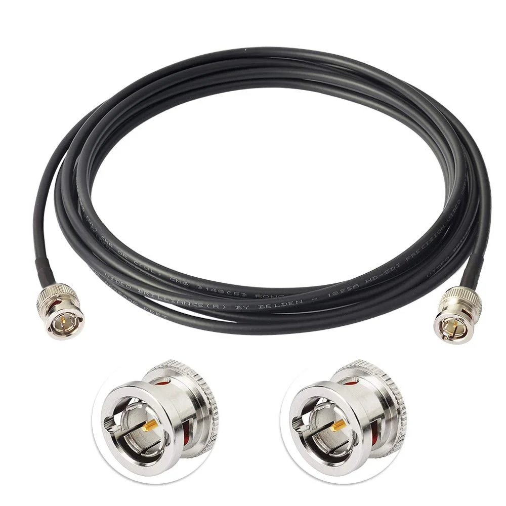 3G SDI HD-SDI Cable BNC Cable Thin Belden RG174 SDI Cable Short Supports HD-SDI/3G-SDI/4K/8K SDI Video Cable Precision Video Cab