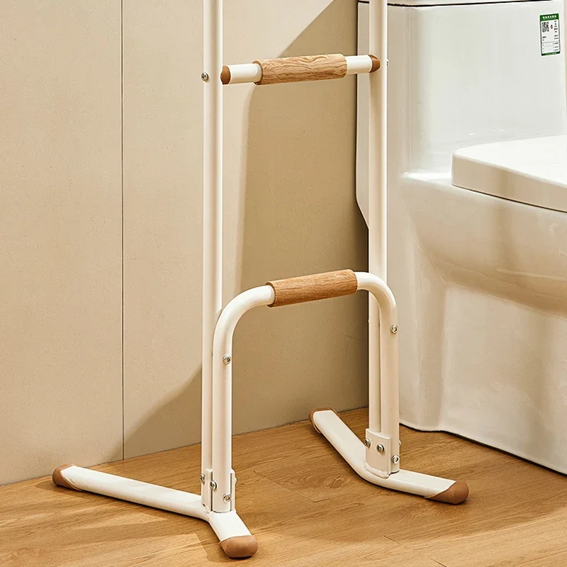 Seniors medical adjustable folding 3 tier stand handicap bed assist rail handle hand guard grab bar elderly bedside handrails