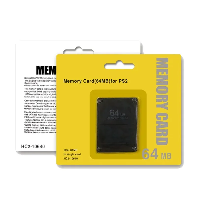 

Game Console Accessories Game Console Memory Card 2 in 1 Stable Memory Card for PS2 Console Game Memory Card