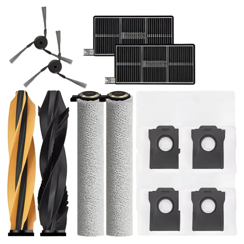 

AEB1-Комплект для робота-пылесоса Dreame Aqua 10 Ultra: основная и боковые щетки, фильтр, тряпка, мешок для пыли