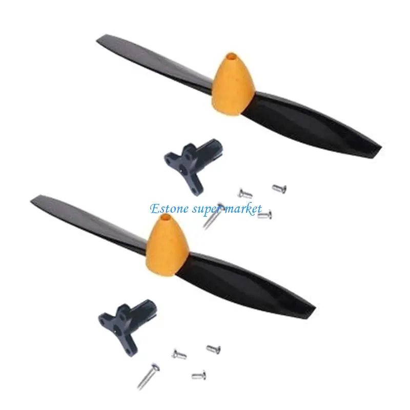 090B Remote Vliegtuigen Propellers Voor J3 Model Hoge Efficiëntie Aerodynamische Blade Plastic Voor Verbeterde Vlucht