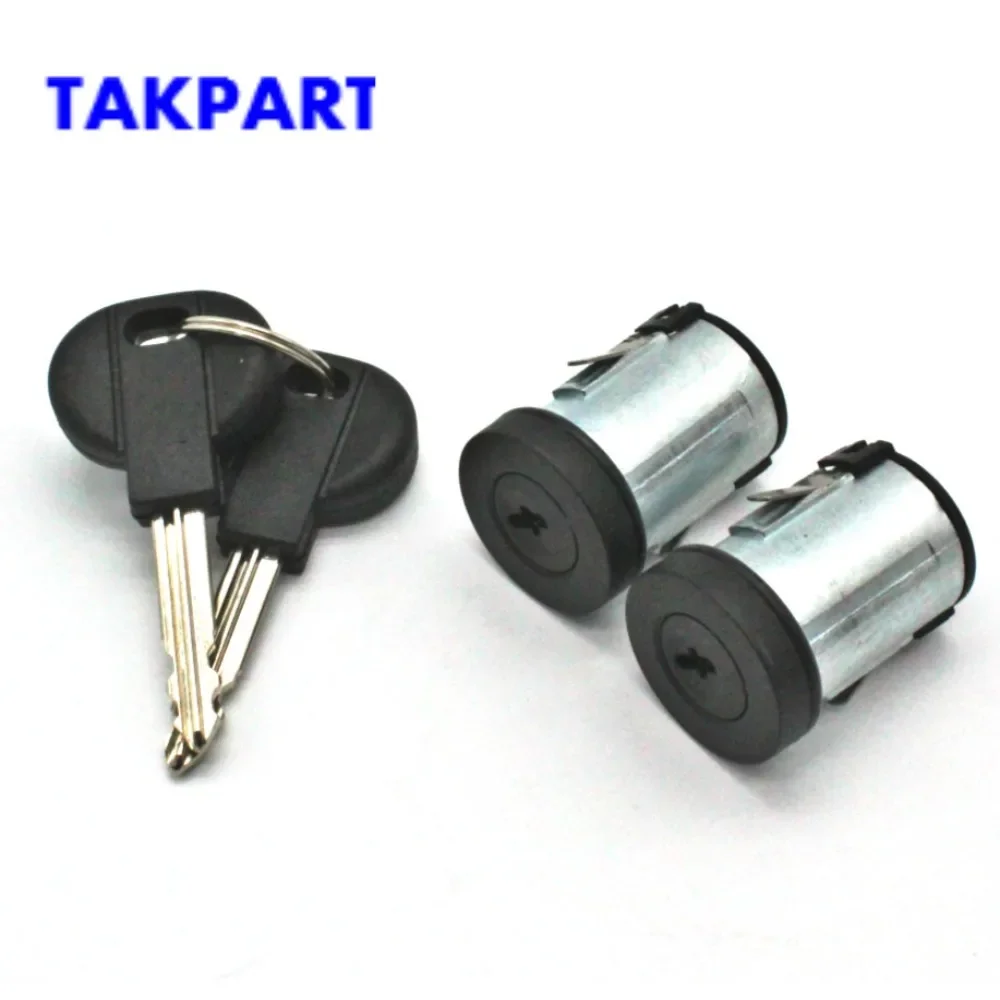 TAKPART Barrel Lock Set Door Lock With 2 Keys Set for PEUGEOT EXPERT 806 CITROEN SYNERGIE DISPATCH