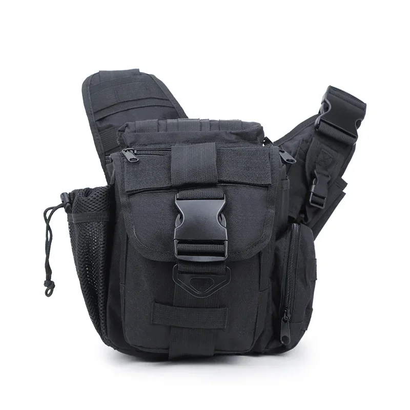 Sacos de câmera impermeáveis de grande capacidade, cintura de nylon para esportes ao ar livre, bolsa crossbody multifunções para homens, moda