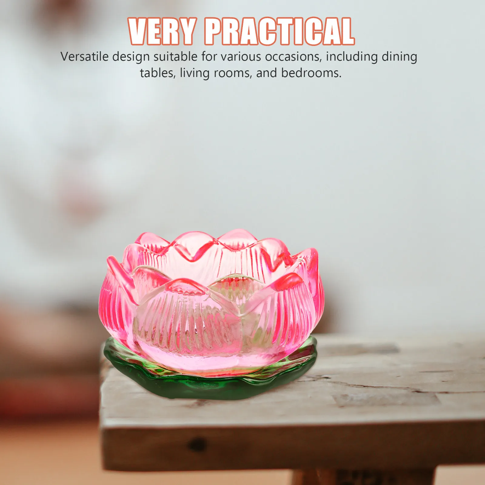 Ceramic Lotus Holder Tealight Holder Elegant Smooth Finish Versatile Table Centerpiece Decor for Living Room Bedroom