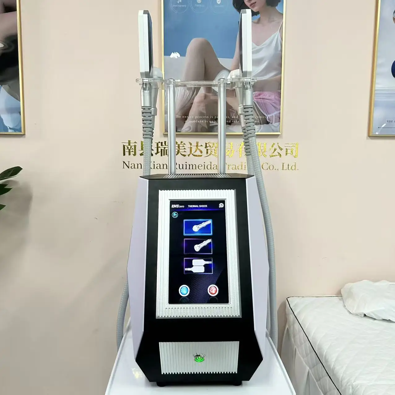 New Upgrade Cryoskin Slimming Toning Machine with 2 Round Heads and 2 Freezing Plates for Body Sculpting & Facial Rejuvenation - Image 3
