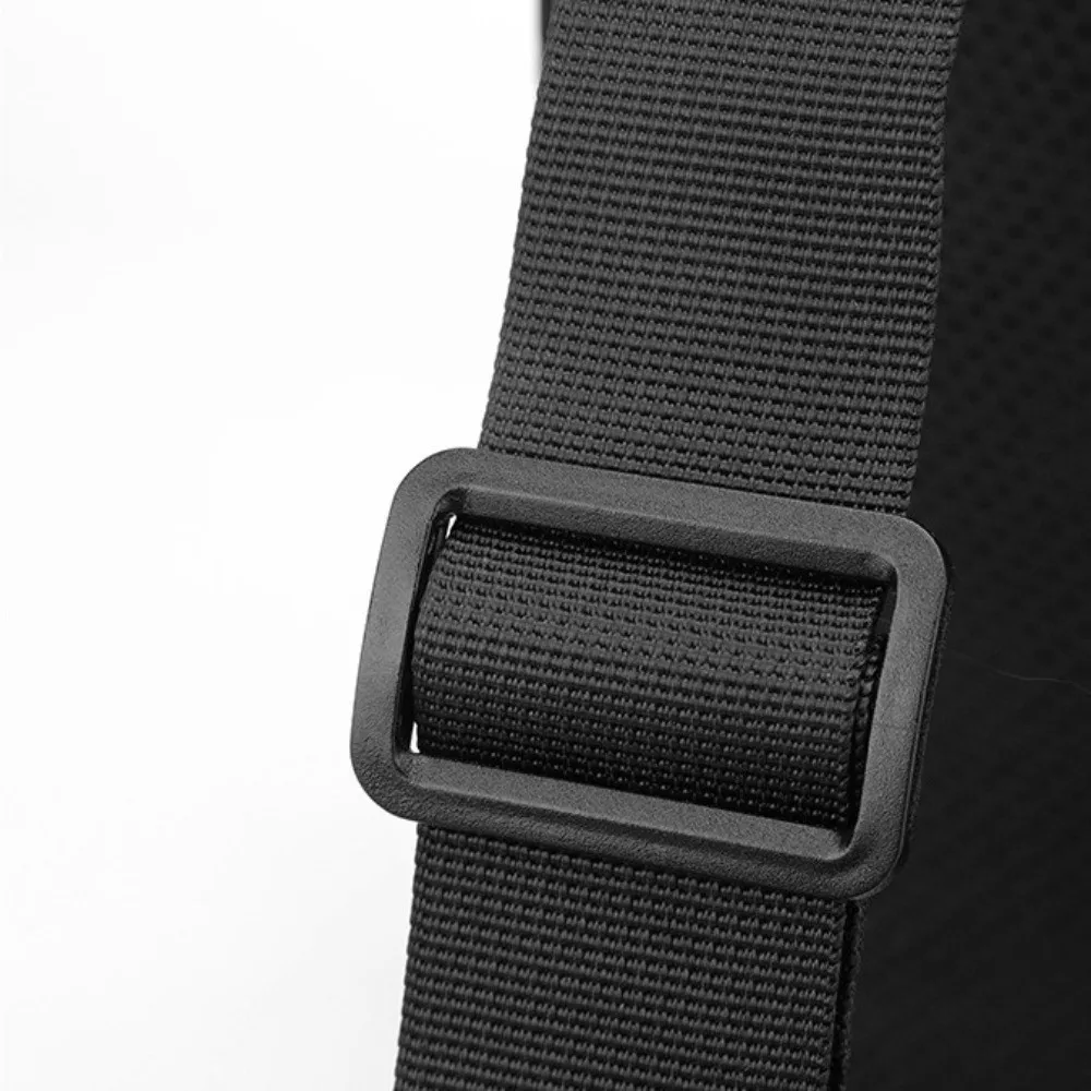 حقيبة صدر للرجال مضادة للرذاذ بسعة كبيرة ومتعددة الوظائف وحقيبة كتف أكسفورد بلون سادة وحزام قابل للتعديل #2