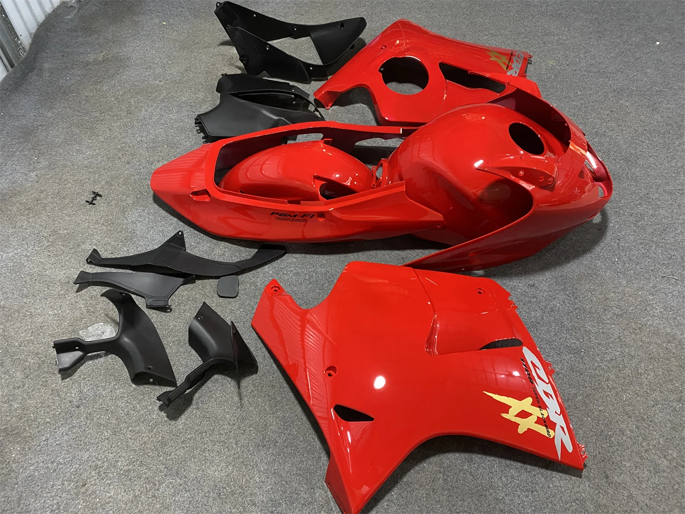 Motorcycle Full Fairing Kit For CBR1100XX CBR 1100XX CBR1100 XX 1996-2006 2007 ABS Injection Cover Bodywork Cowl Black