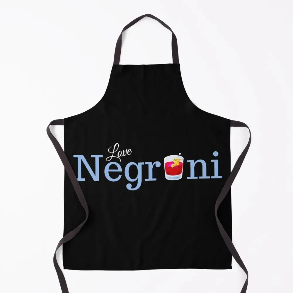 

Love Negroni, Italian cocktail Apron Kitchen Handle For Women For Woman For Man Haircut cooks clothes Apron