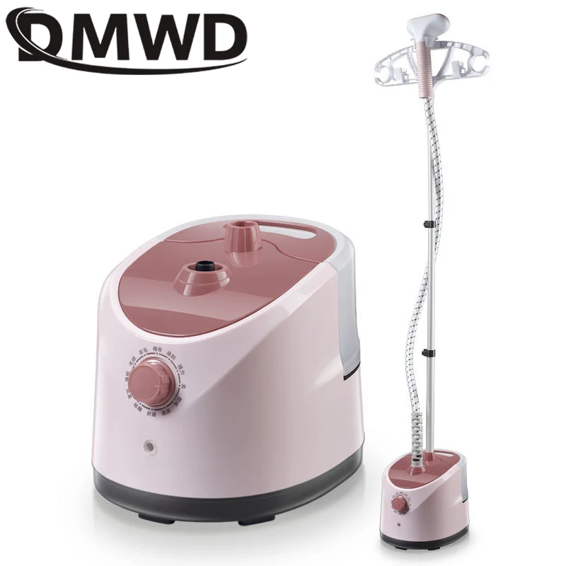 DMWD Household Garment Steamer 1800W Flat Steam Ironing Machine Adjustable Vertical Hanging Handheld Clothes Cleaning Brush EU