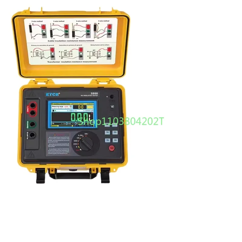 Iridium 3500/3520 High Voltage Insulation Resistance Test 10KV/30TΩ Megaohm Meter High Precision Rocking Meter