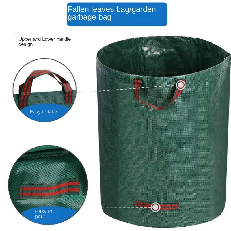 Weed Buggy Bag Garbage Bag Defoliation Collecting Bag Garden Large Capacity Garden Leaves Fallen Leaves Bag