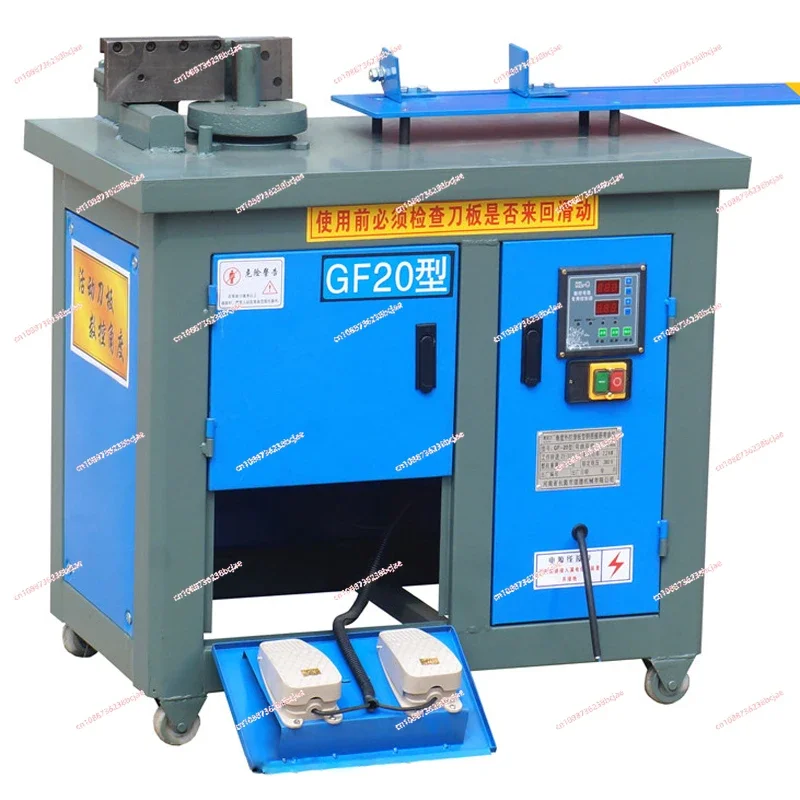 GF20 Portable Electric Steel Bending Machine 380V Hydraulic Rebar Bending Machine Bendable Bar Diameter 20mm