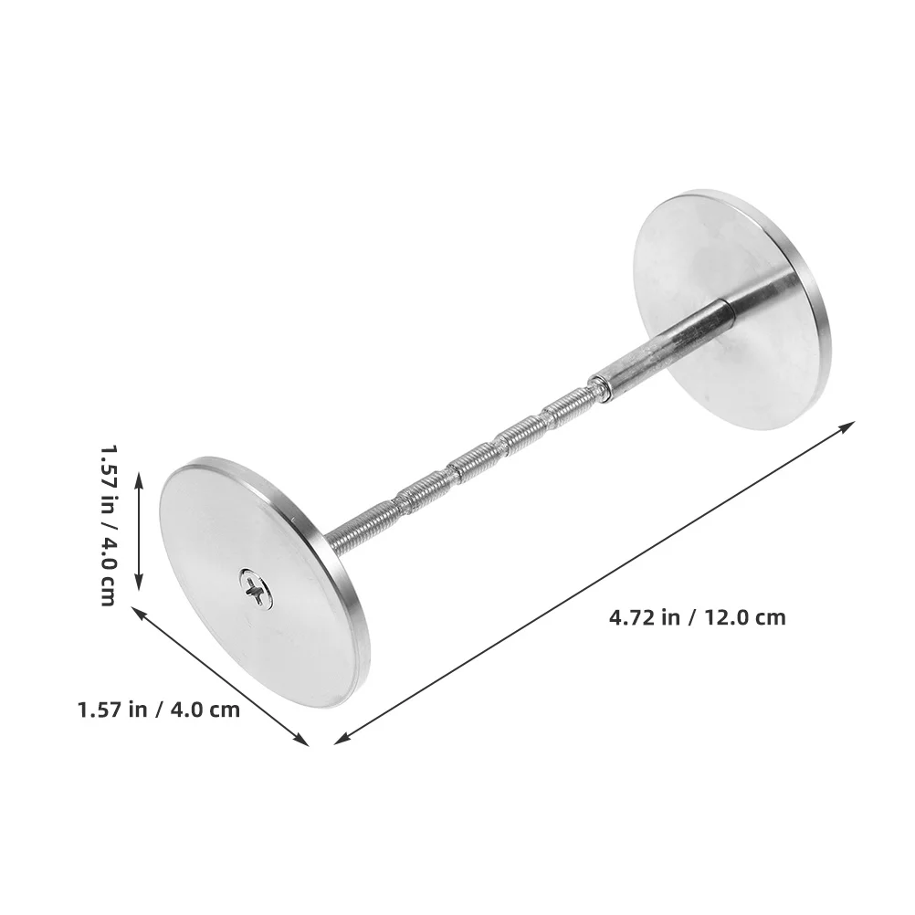 

Lock Hole Plate Stainless Steel Deadbolt Cover Round Front Hole Filler Plate Door Reinforcement Security Metal Door Knob