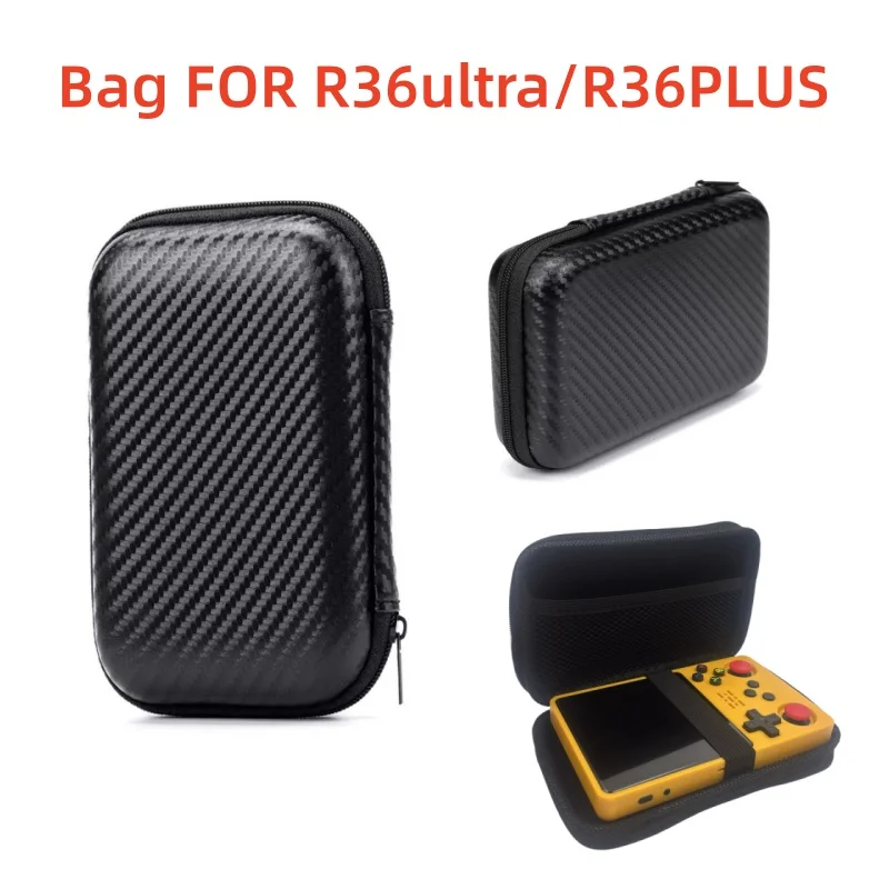 Portable Game Retro Game Console Storage Bag Protective Zipper Carry Bag Eva Hard Handbag For R36PLUS R36H RGB30 R36 Ultra