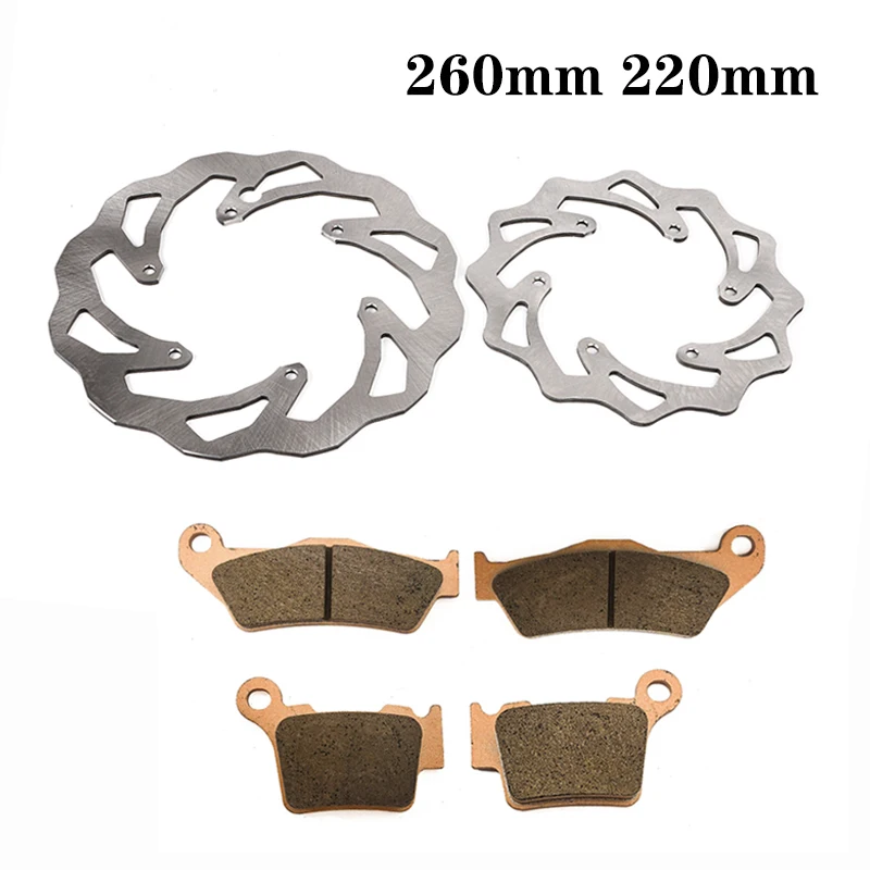 Motorcycle Accessories Front Rear Brake Discs Rotors Brake Pads For KTM EXC SX SXF XC XCF XCW XCFW 125 150 250 300 350 450 530