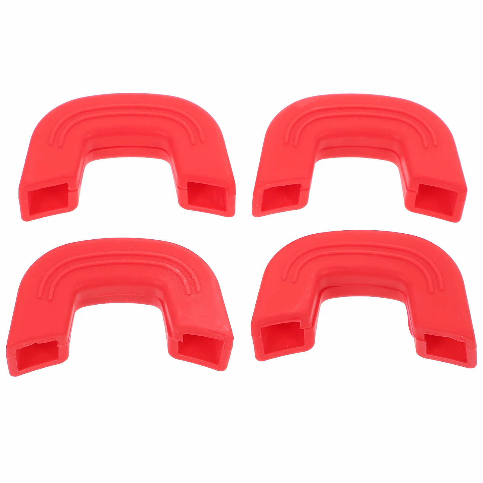 

4Pcs Practical Non-Slip Handle Protectors Anti-Scalding Silicone Pot Sleeves for Kitchen Use Pot Handle Covers