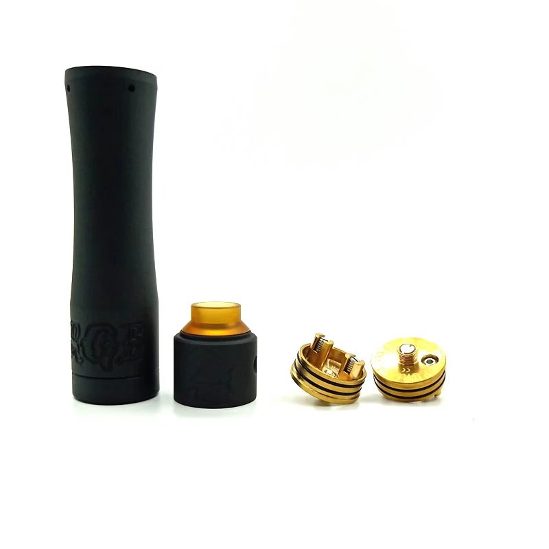 Purge Viper Mechanische Mech Mod Kit 24/25/26/29Mm Purge Mods Te Basics V4 Gekartelde mech Mod 18650/20700/21700 Batterij 316SS Rda