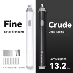 Professional Electric Eraser Art Highlight Sketch Automatic Pen Eraser Writing Painting Multifunctional Portable Electric Eraser