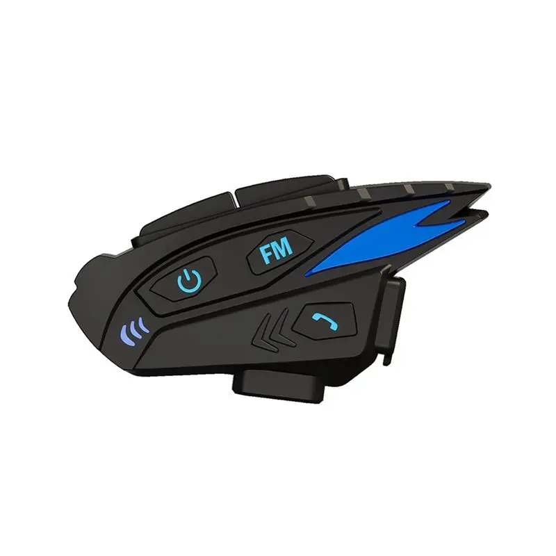 Leading-Edge-Motorcycle Helmet Bluetooth Intercom Headset For 2-Rider Communication, Music Sharing, CVC Noise Reduction & FM Fea