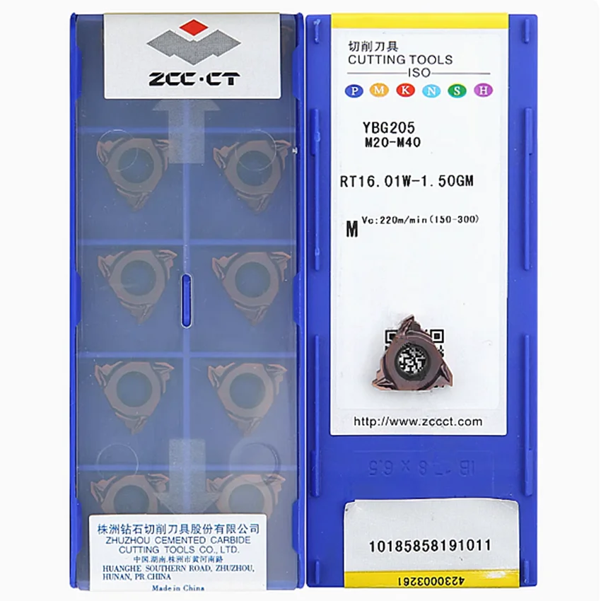 

RT16.01W-1.00GM YBG205/RT16.01W-1.50GM YBG205/RT16.01W-2.00GM YBG205/RT16.01W-3.00GM YBG205 ZCC.CT Твердосплавные пластины с ЧПУ