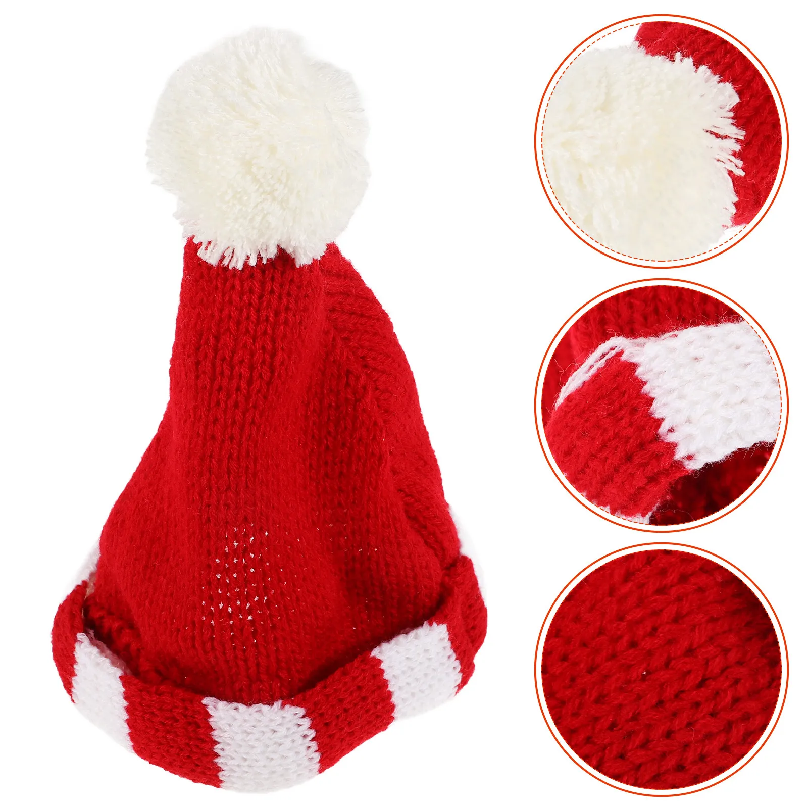 

Миниатюрные вязаные шапочки из изысканной шерстяной пряжи, материалы для рукоделия, креативные украшения, праздничные аксессуары, заколки для волос, броши