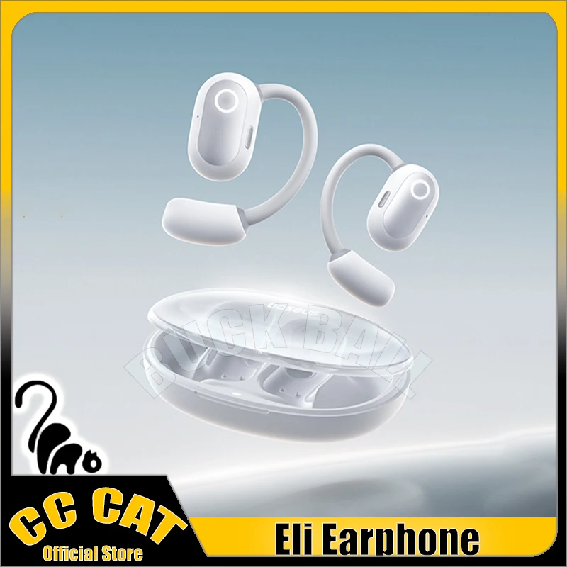 

Eli Wireless Bluetooth Headset Open Headphone Ear Hook Earbuds Low Delay Long Endurance Noise Reduction Sports Special Earphones