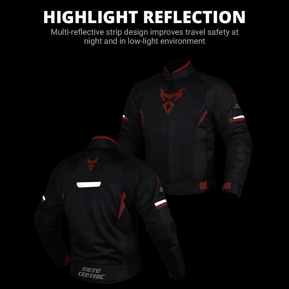 Model 2023 Motorcycle Jacket Protective Clothing Men Summer Breathable Lightweight Mesh Breathable Riding Clothes Wearable