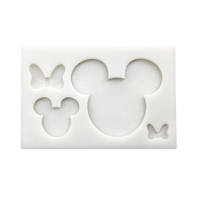 Bowknot Shape Silicone Mold Sugarcraft Chocolate Cupcake Baking Mold Fondant Cake Decorating Tools