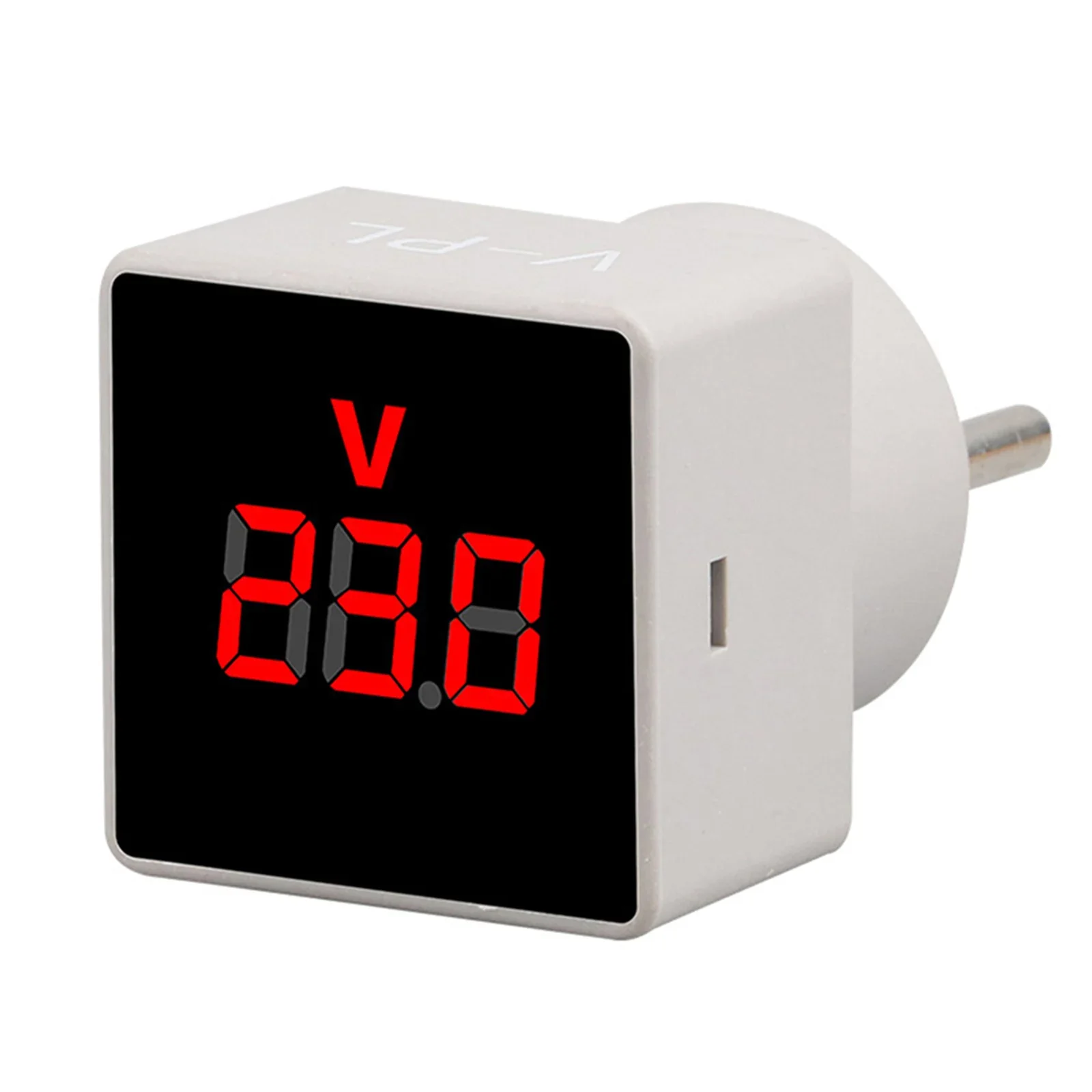 AC50-380V V-PL AC Voltmeter Square EU Plug Socket Voltage Meter Household Digital AC Voltmeter Electric Voltage Tester Monitor