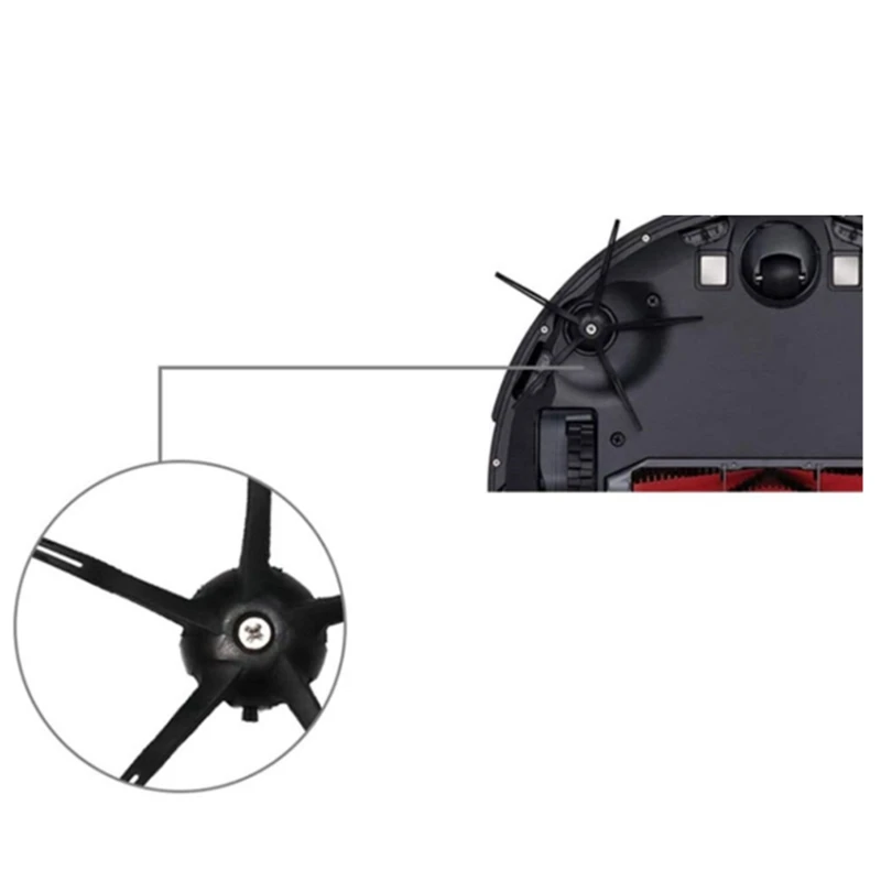 Główna szczotka boczna Filtry do mopa Roborock S5 S50 S502 S55 S6 S6 Pure E4 Do odkurzacza Mi Robot 1S SDJQR01RR Części zamienne