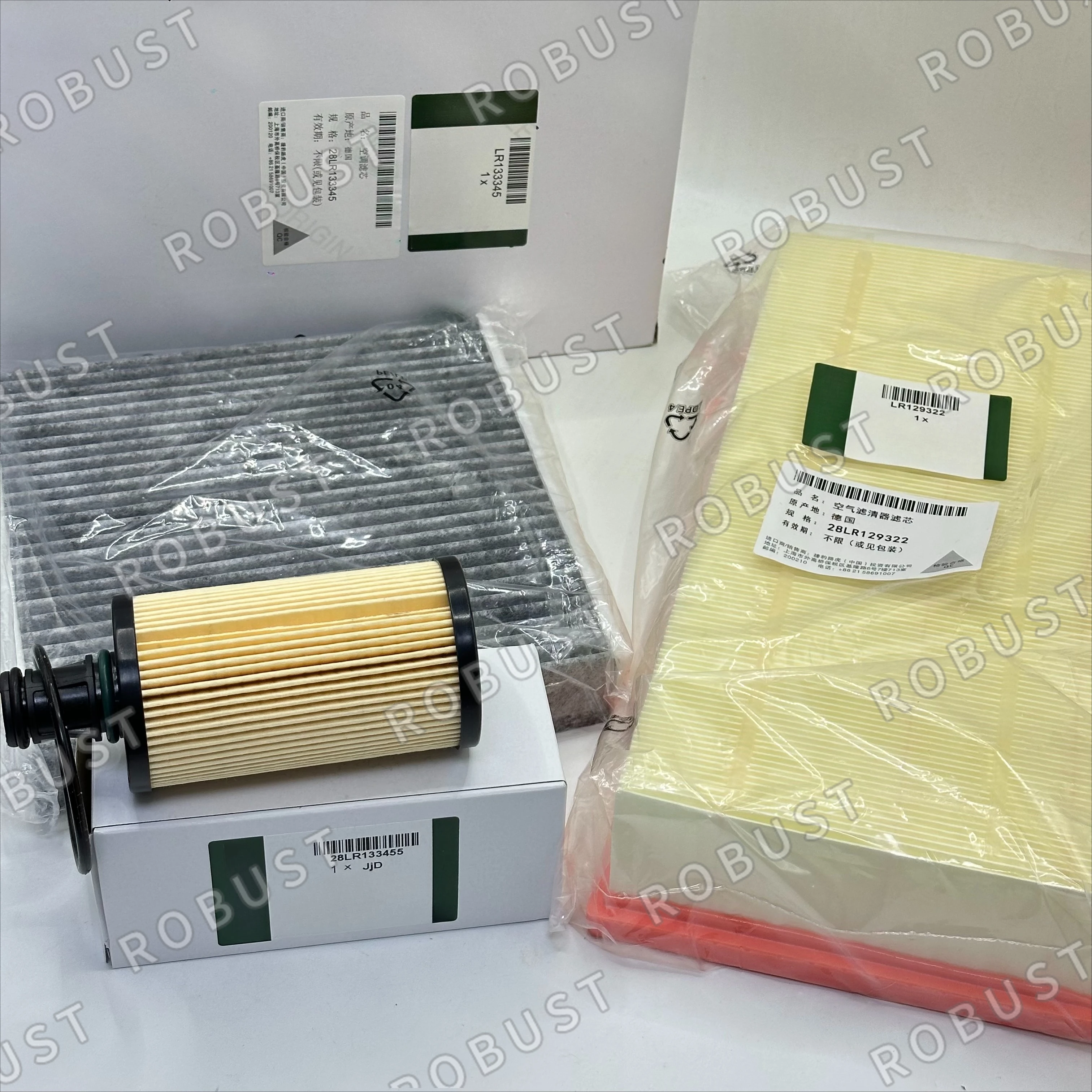 لاند روفر ديفندر 2020 L663 90/3 0 مجموعة فلاتر كابينة الهواء الزيت LR129322 133345 133455 #2