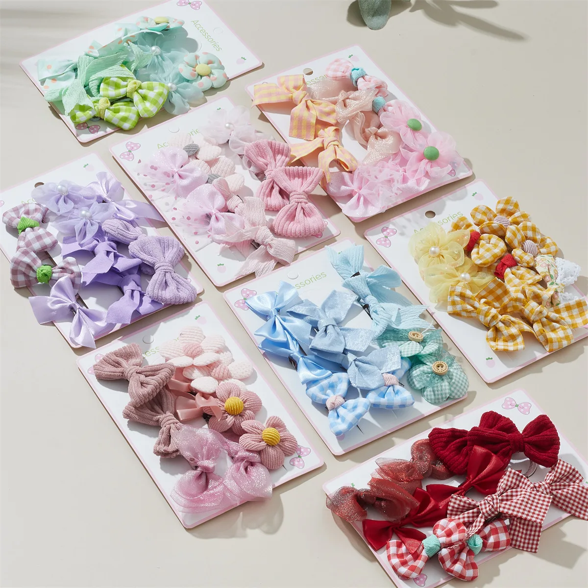 Soft Elastic Headband for Toddler Girls Butterfly Bow Design High Elasticity Non Slip Daily Pony Tail Ties Gentle on Hair