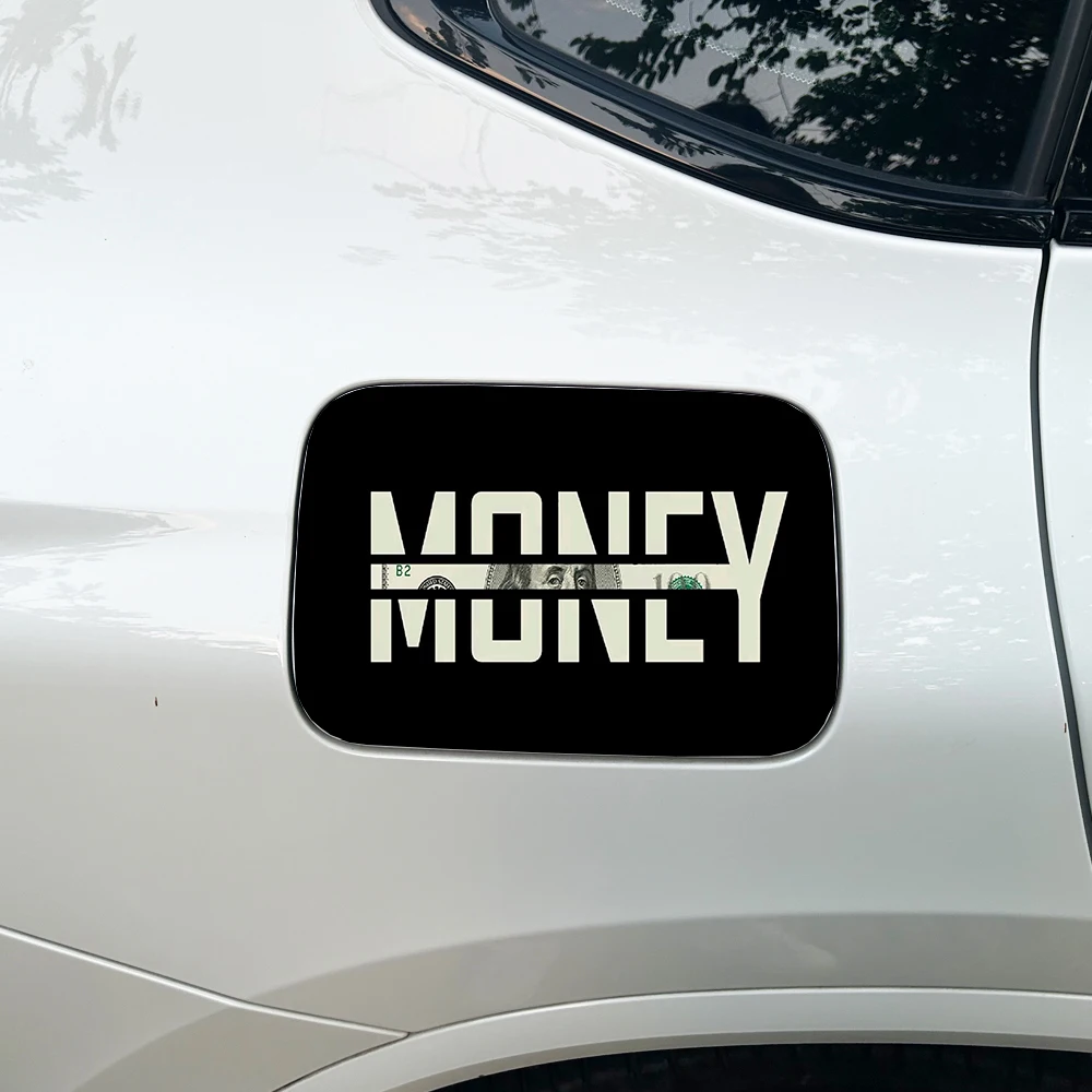 1 Piece MONER Word Car Fuel Tank Cap Sticker Sunscreen Decal Car Stickers view 4
