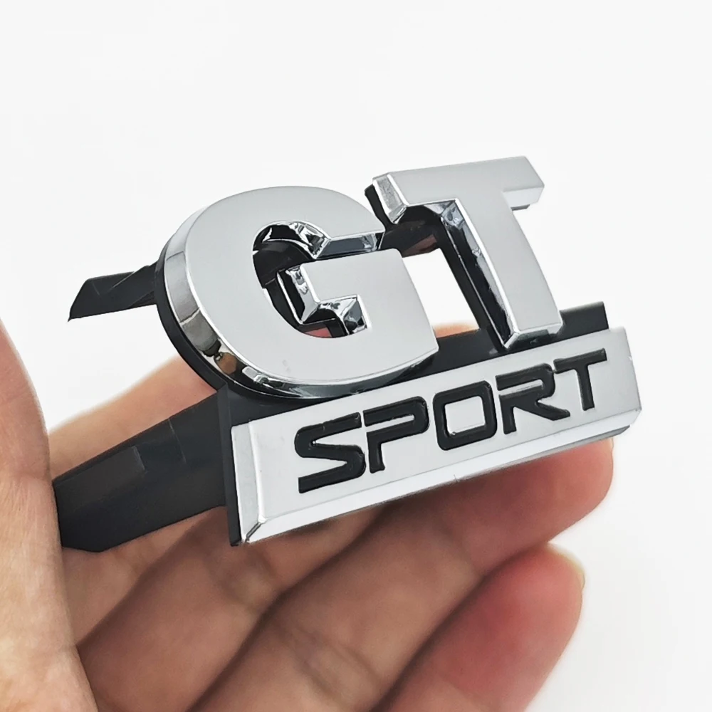 ثلاثية الأبعاد ABS شعار GT الرياضة شعار سيارة الجبهة مصبغة شارة ملصق ل Volkswagen VW بولو جولف 5 6 MK5 باسات B5 توران بورا اكسسوارات #6