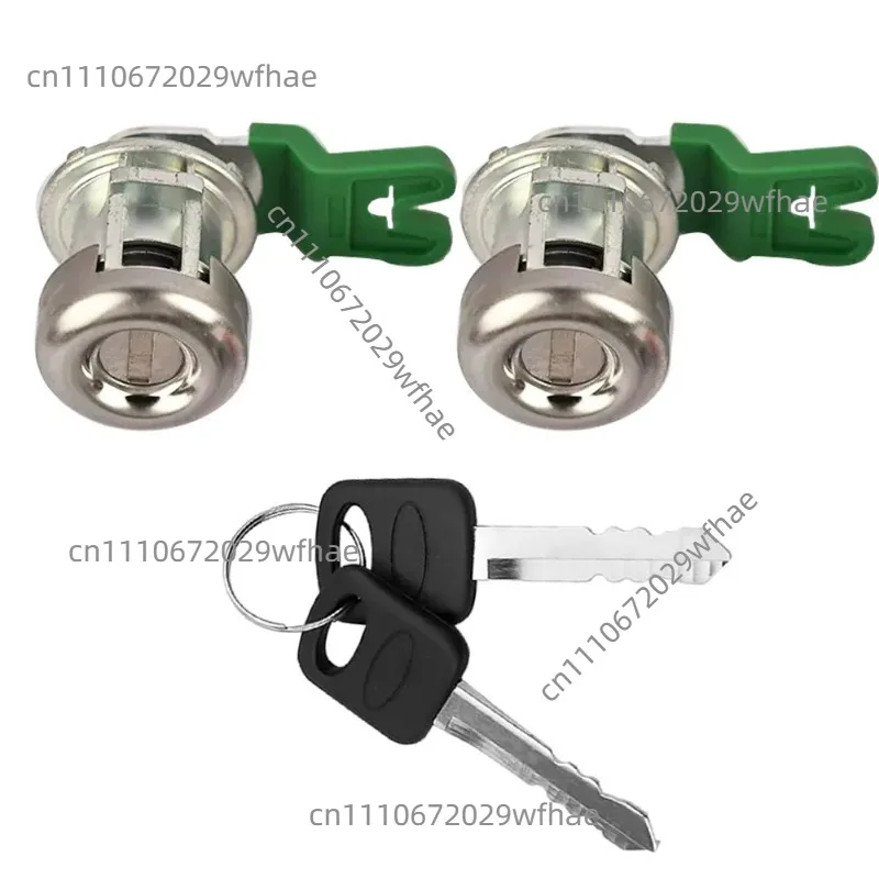 7C3Z1521990A Door Lock Cylinder with Key Set For Ford F150 1997-2011 F250 1997-99 F350 Super Duty 98-16- Replaces 7C3Z-1521990-A