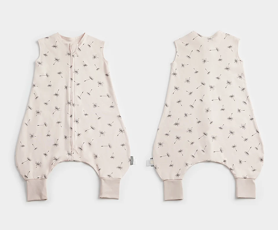 Kids Pajamas Summer Thin Sleeveless Split Legs Jumpsuit 2-Ways Zippers Children Sleepwear 1-4 Years Girls Boys Sleeper Blanket