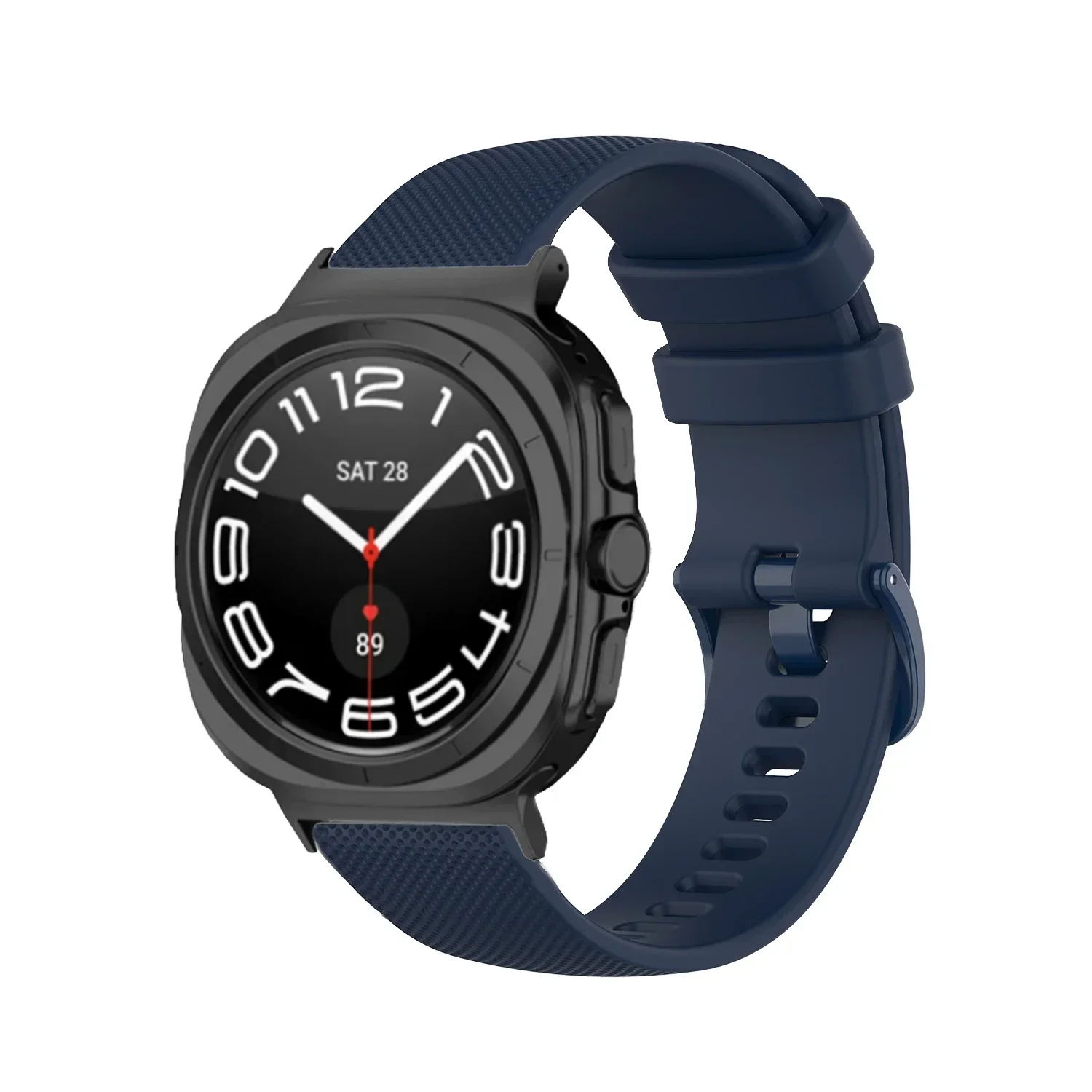 Silicone Strap For Samsung Galaxy Watch Ultra 47mm Comfortable Textured Bracelet Wristband For Galaxy Watch 7 Ultra 47mm Correa image 2