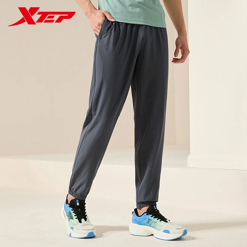 Xtep Woven Track Pants For Men 2024 Summer Normcore Men\'s Sweatpants Everyday Commute Comfortable Outdoor Bottoms 876229980167