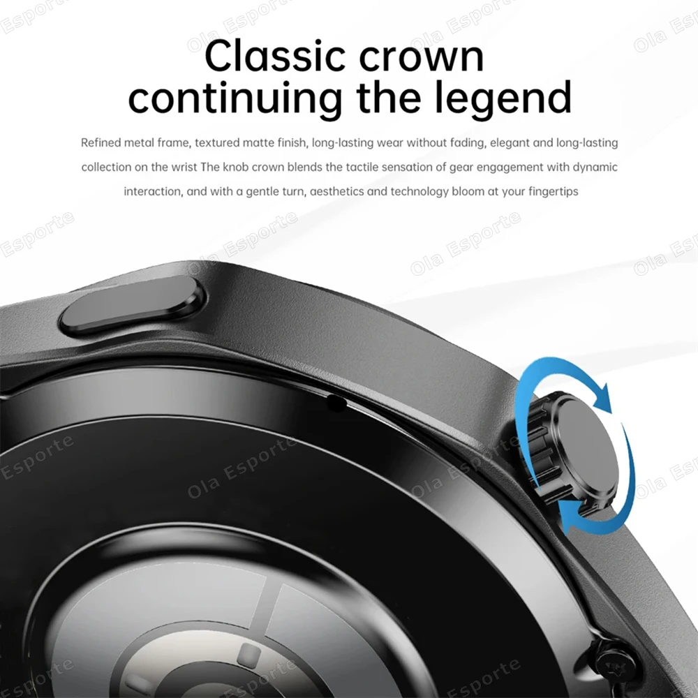 New GT5 Pro Smart Watch Men 1.52" HD Screen GPS Track Heart Rate ECG Monitor Watches Bluetooth Call Waterproof Sports SmartWatch