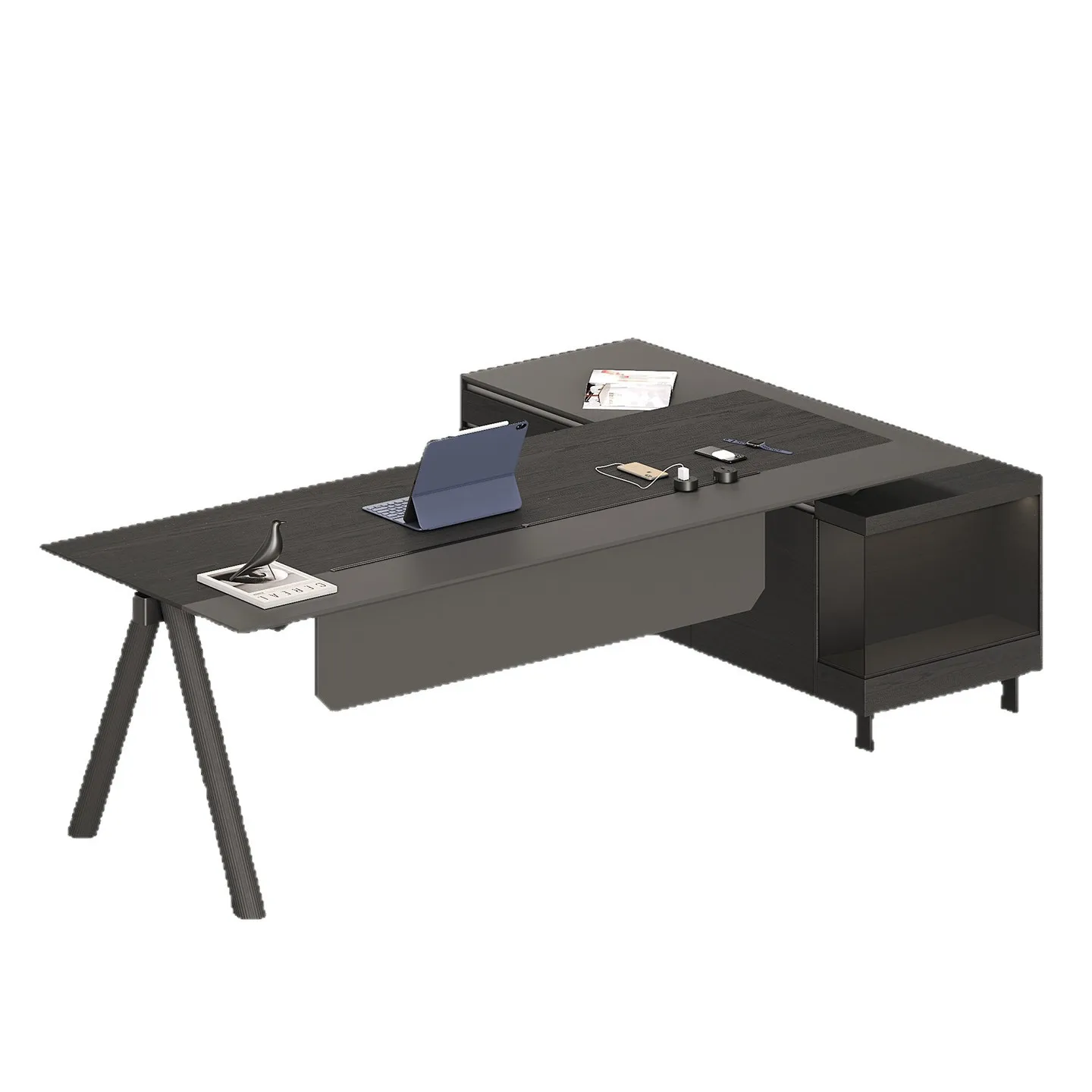 

manager's desk, high-end executive desk, computer desk