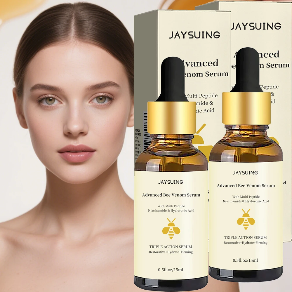 1/2/3 قطعة مصل سم النحل المتقدم ترطيب مكافحة الشيخوخة تقليل الخطوط الدقيقة التالفة إصلاح الجلد كريم وجه مغذي العناية بالبشرة
