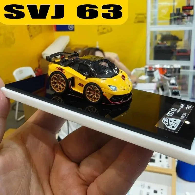 ERAQ XKR SVJ 63 Resin Motor Vehicle Toy Die-casting Metal Model Collection Boy Gift