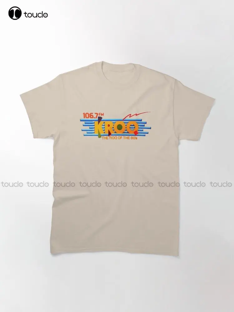 Kroq 106.7 1980S Los Angeles New Wave Alternative Rock Radio Station Classic T-Shirt Funny Art Streetwear Cartoon Tee Xs-5Xl