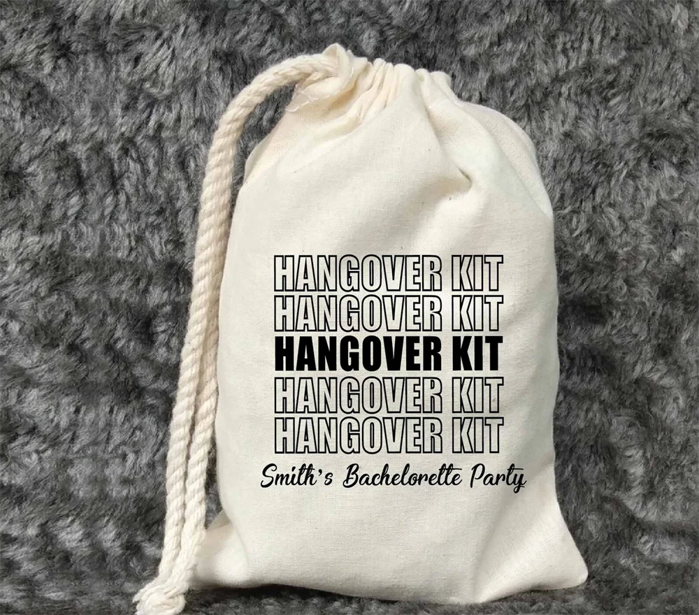 

20pcs Hangover Kit-Bachelorette Party Bags-Hangover Kit Bags-Custom Bachelorette Hangover Kits-Customized Recovery Kits-Wedding