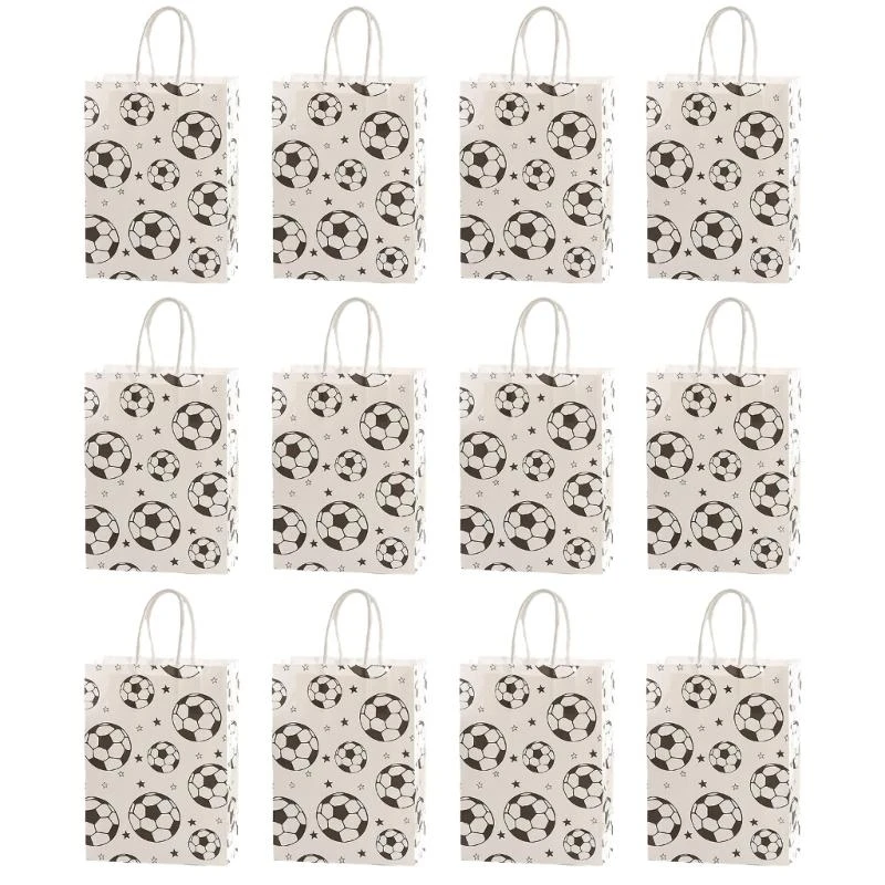 

12PCS Party Paper Bags Kids Birthday Party Gatherings Candy Bags Party Gift Bags