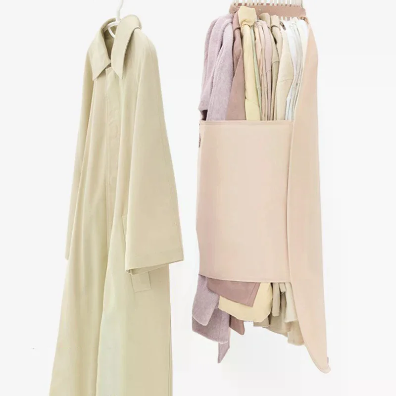 Dustproof Clothing Compression Board Large Capacity Foldable Clothes Dust Cover Protective Reusable Garment Bag Cover Travel1PC - view 3
