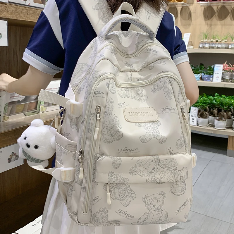 nouveau-sac-a-dos-scolaire-2025-a-imprime-ours-pour-filles-lyceennes-–-style-simple-et-polyvalent-pour-trajet-quotidien-–-sac-a-dos-Etudiant