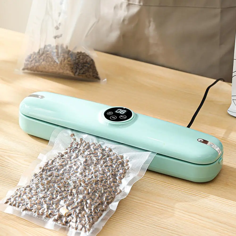 

Вакуумный упаковщик для пищевых продуктов, автоматическая вакуумная запайка, гаджеты, запайщик пакетов для кухни, дома, морозильной камеры, закуски, еды, сухая и влажная упаковка пищевых продуктов