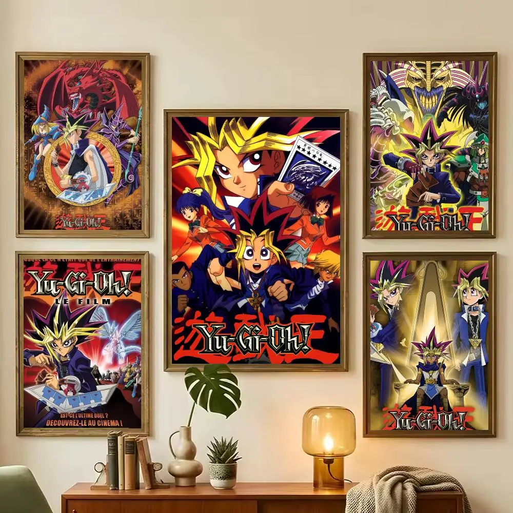 1PC Anime Y-Yu-Gi-Oh Painting Calligraphy Stylish Wall Art Poster, Bedroom Living Room Home Decor Gift