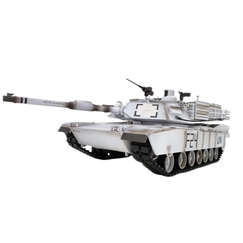 Plastic 1:16 RC Tank Henglong TK7.0 Moederbord M1A2 Abrams 3918 Radio Control Rupswagens Vat Terugslag BB IR Stalen Versnellingsbak